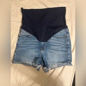 Pinkblush Denim maternity Shorts